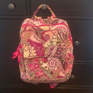 Pink Vera Bradley backpack